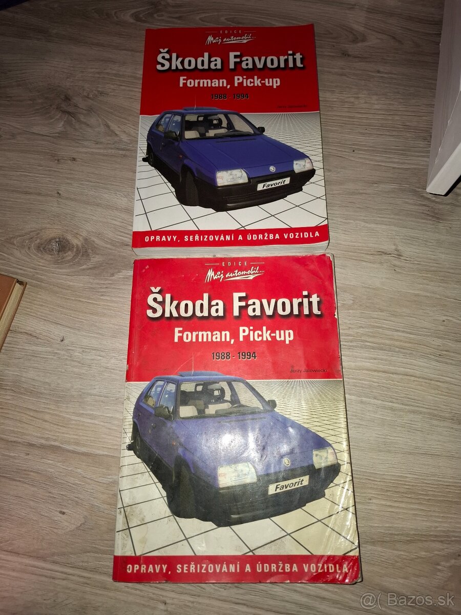 Kniha opravy a údržba Škoda Favorit