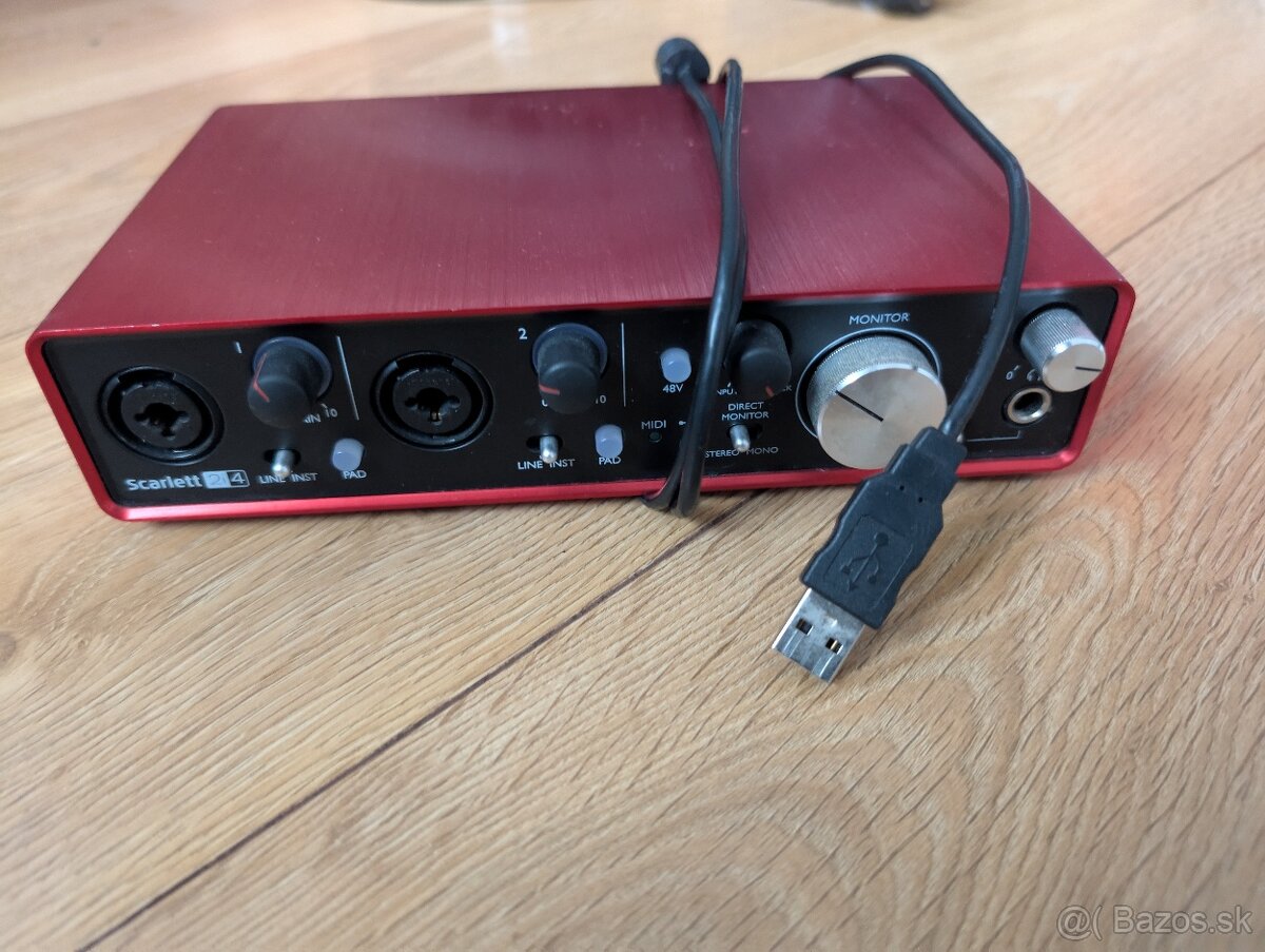 Predám Focusrite Scarlett 2i2 2nd gen