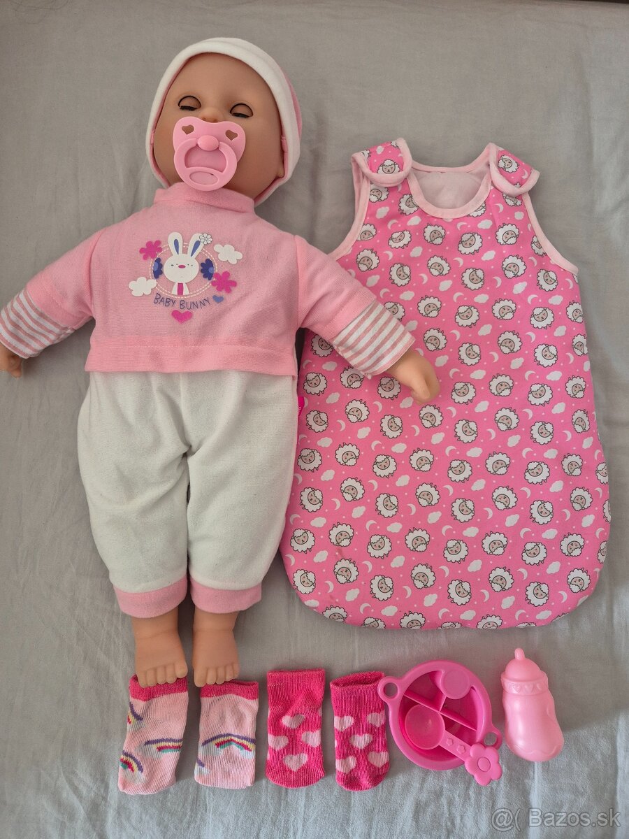 Babika cca 46cm s fusakom