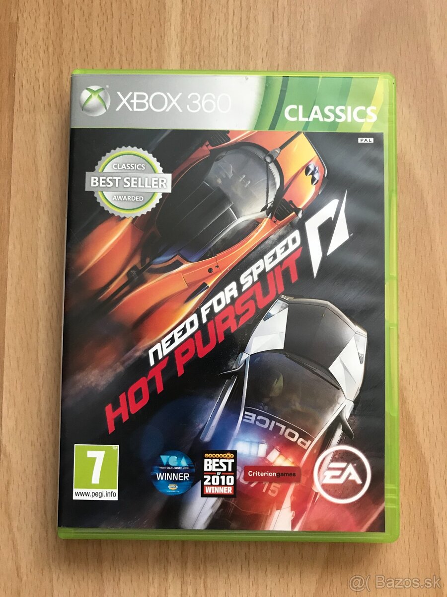 Need for Speed Hot Pursuit na Xbox 360