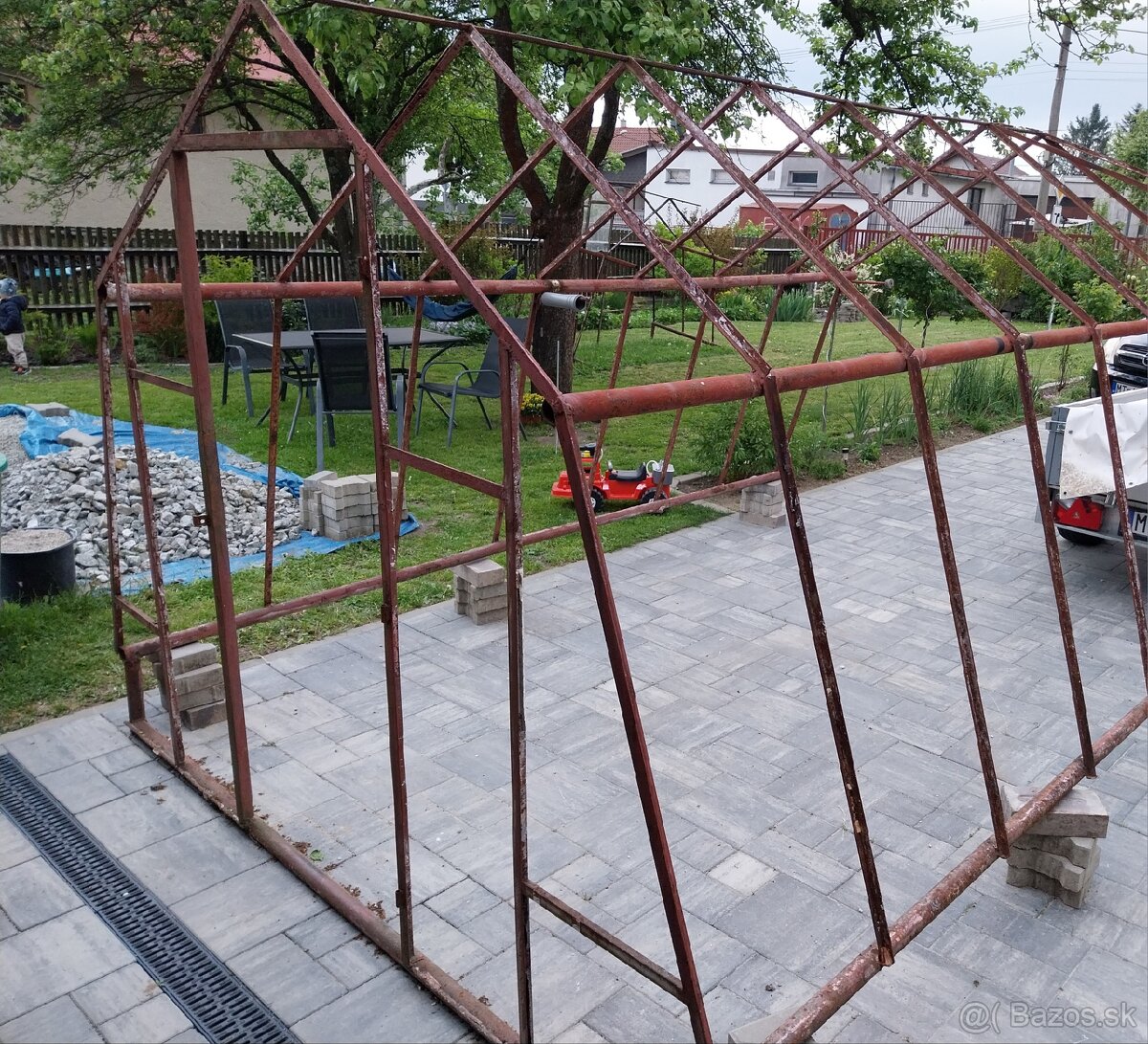 Rám skleníka 2,6m x 5,2m