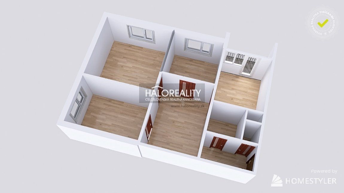 HALO reality - Predaj, trojizbový byt Bratislava Petržalka,
