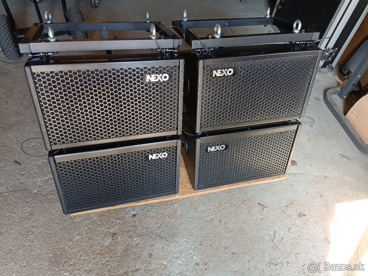 8" satelity, závesné repro , skoro line array
