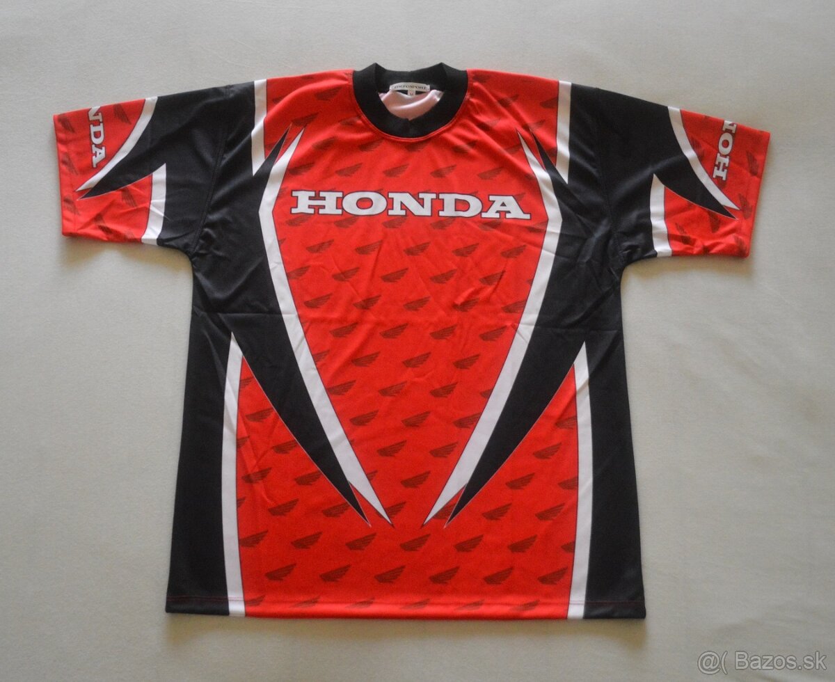 Honda tričko čierne červené
