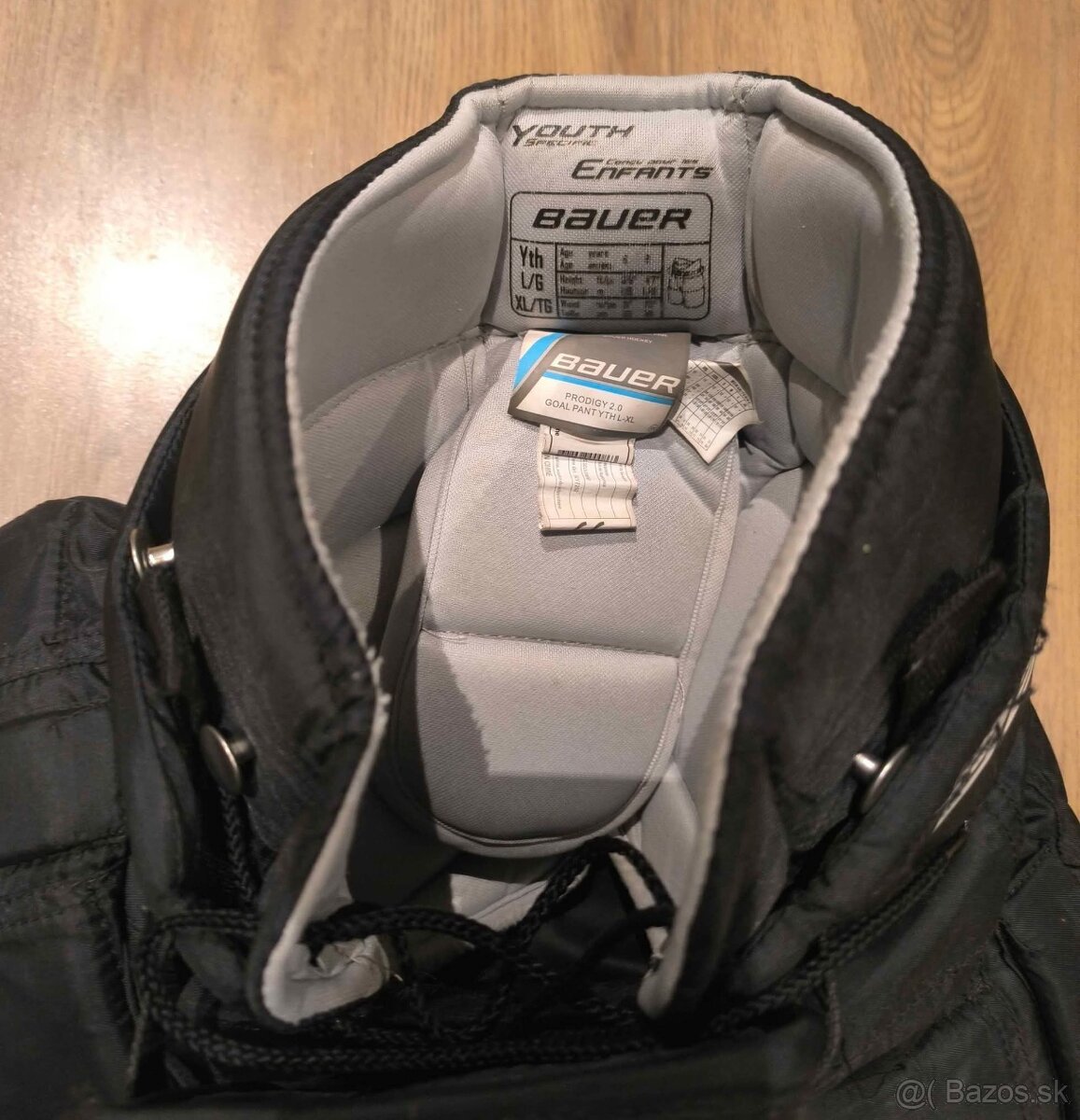 Detske hokejove nohavice Bauer vek 5-7 rokov