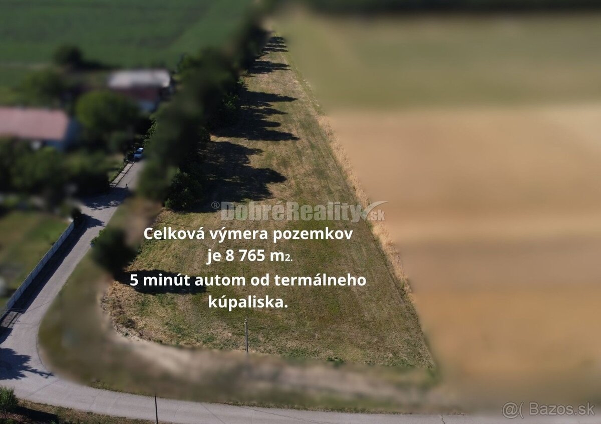 EXKLUZÍVNE U NÁS Pozemok 8 765 m² - v obci Poľný Kesov