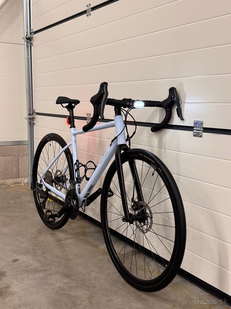 Cestný bicykel EDR AF Microshift Sword 2x10r svetlomodrý