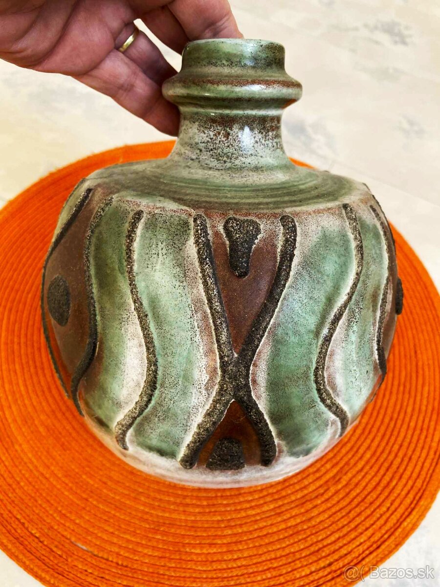 Starožitná keramická váza