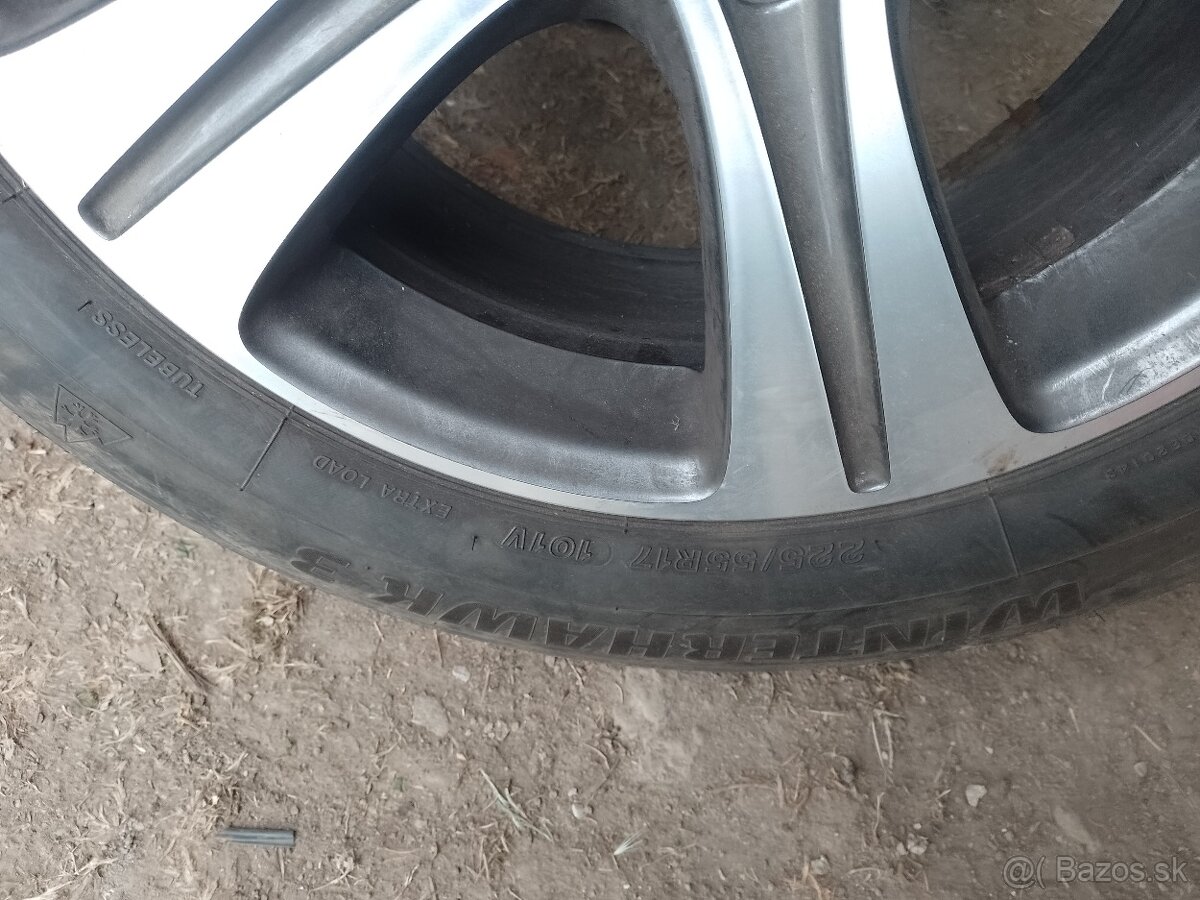 Predám 4 elektróny s pneumatikami 225/55r17