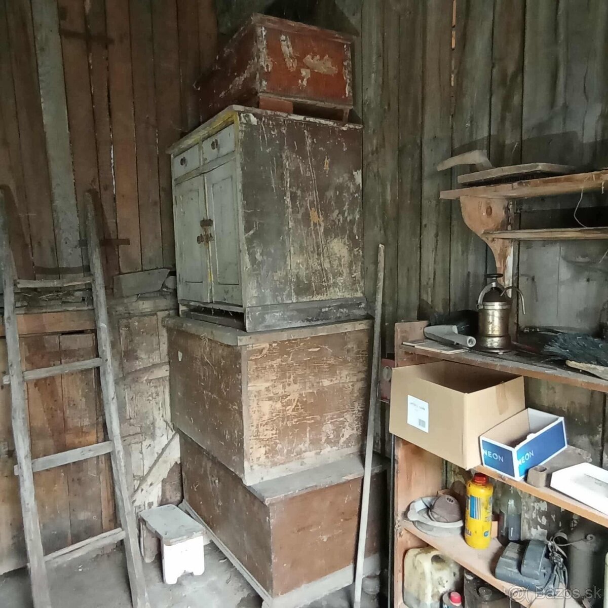 Truhlice v pôvodnom stave