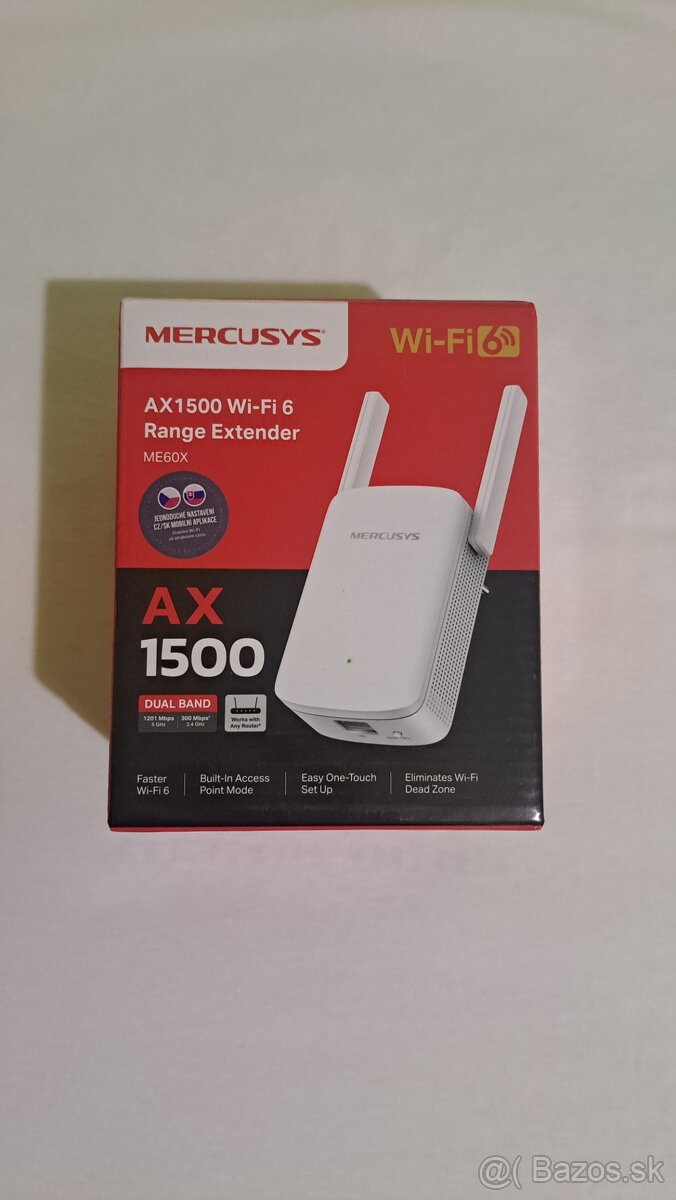 Wifi extender mercusys me60x ax1500
