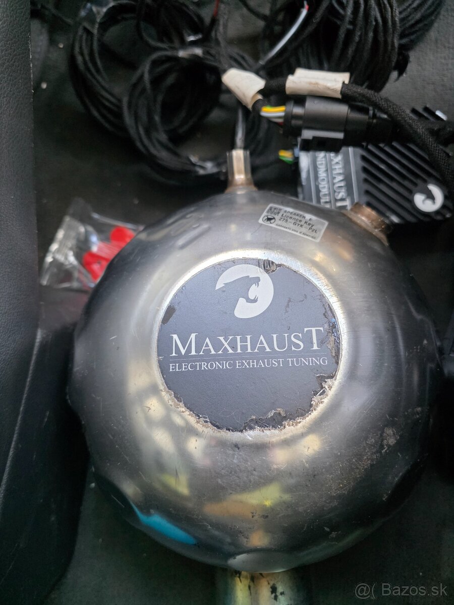 Zvuk vyfuka Maxhaust Active Sound System.