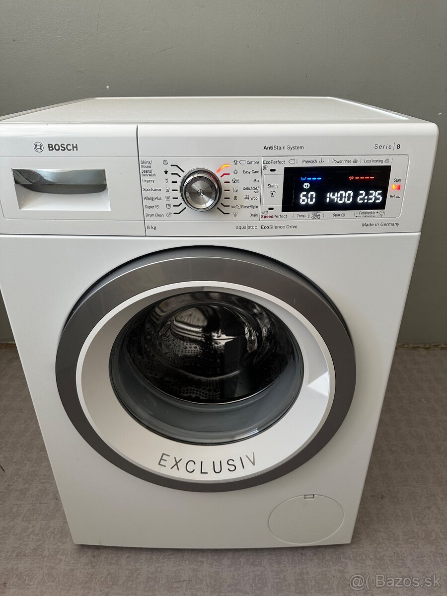BOSCH 8 kg EXCLUSIV