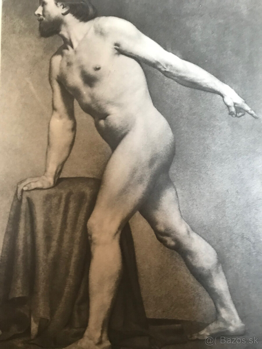Vyobrazenie človeka na osnovách anatomie a kreslenia postav