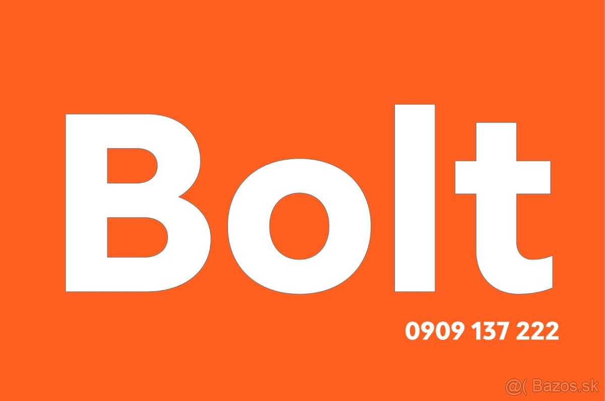 Bolt Bratislava - najvýhodnejšie podmienky pre vodiča taxi