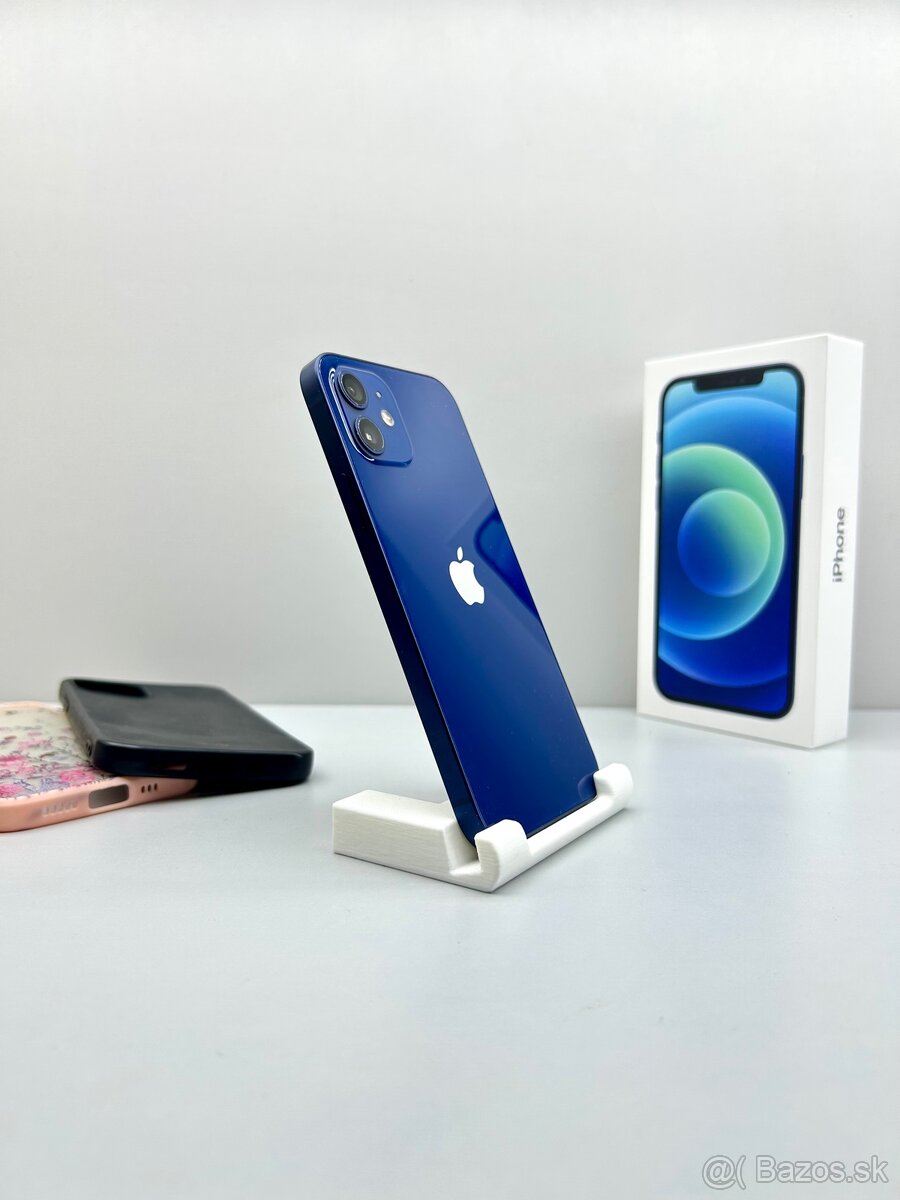 iPhone 12 BLUE NOVÁ BATÉRIA 100% TOP STAV