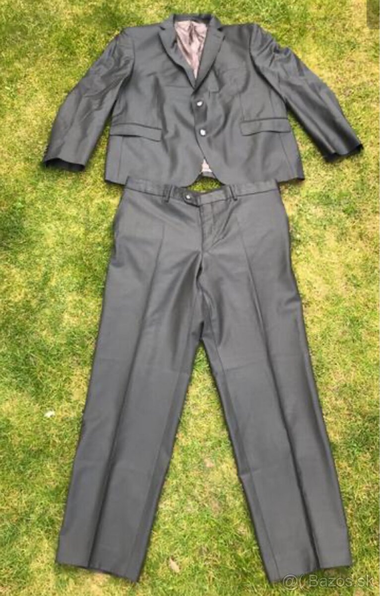 Pánsky čierny oblek v. 58 Otto Berg