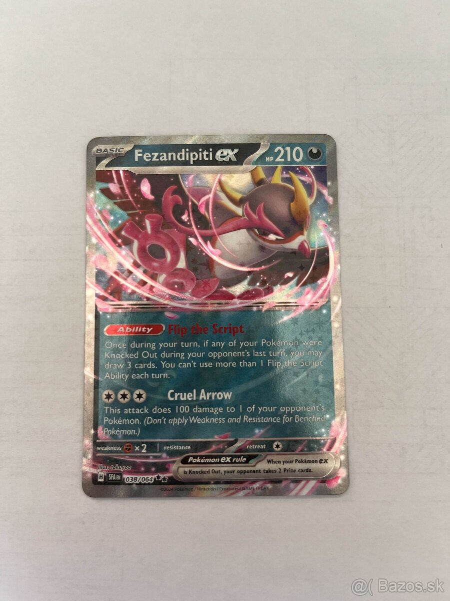 Pokémon karta - Fezandipiti ex 038/064