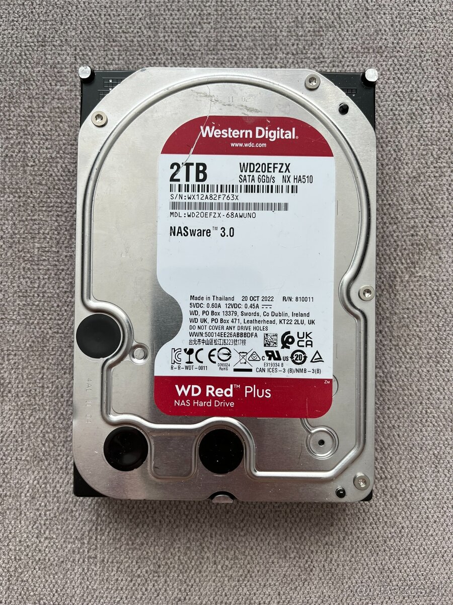 3,5" HDD WD Red 2TB