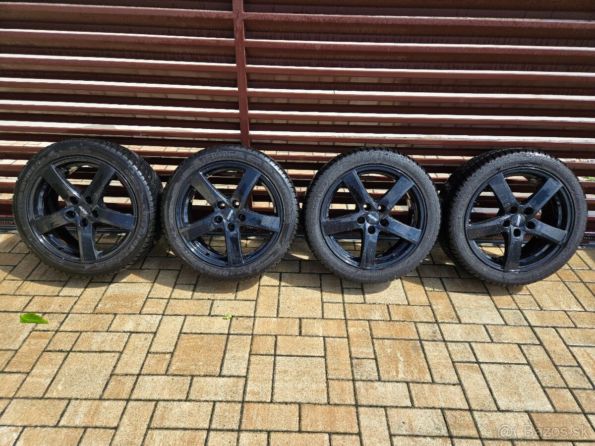 Disky Alutec R17 5x112 7J + Zimne Pneu 225/45/R17