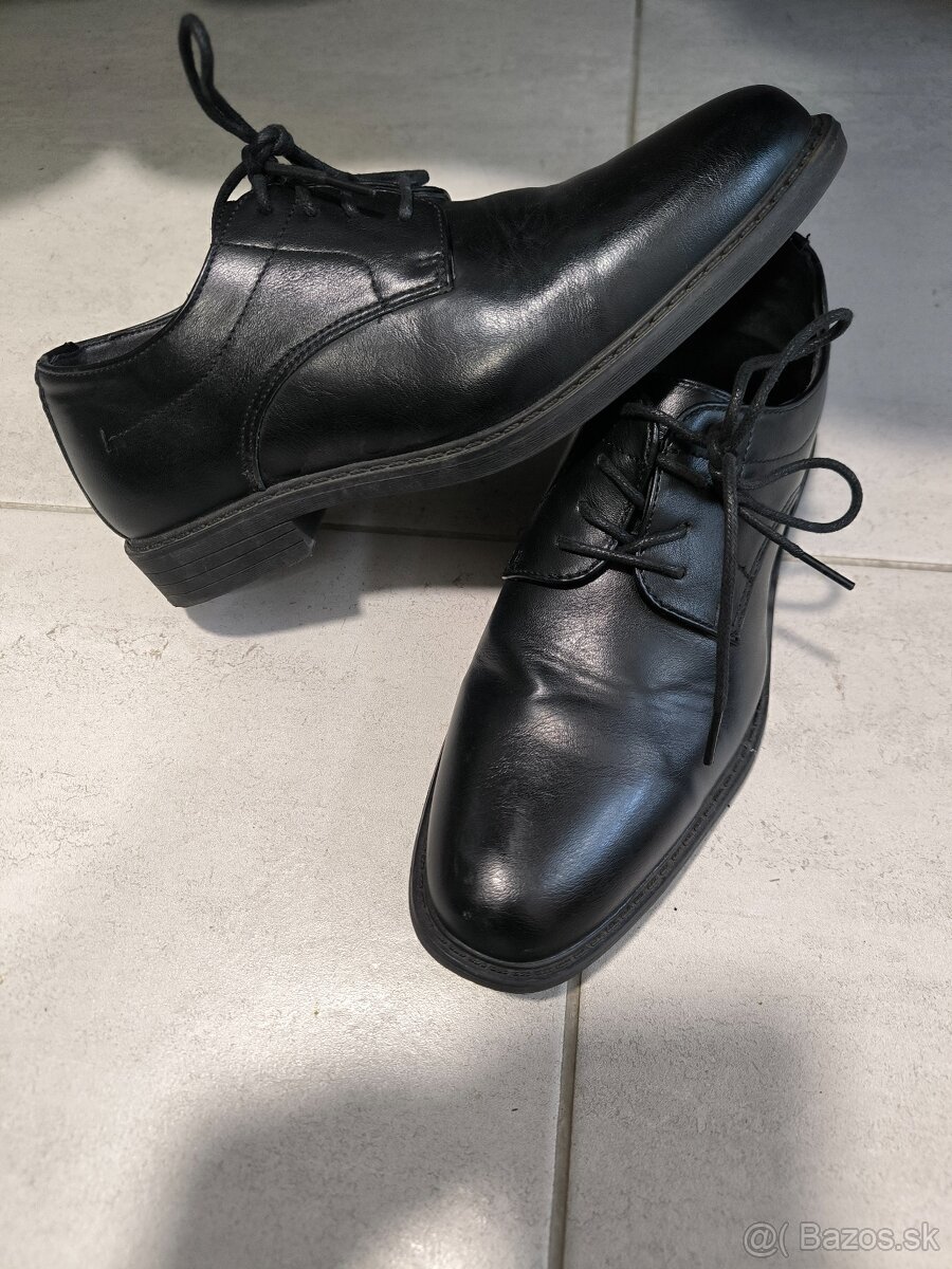 Elegantné topánky 38 čierne