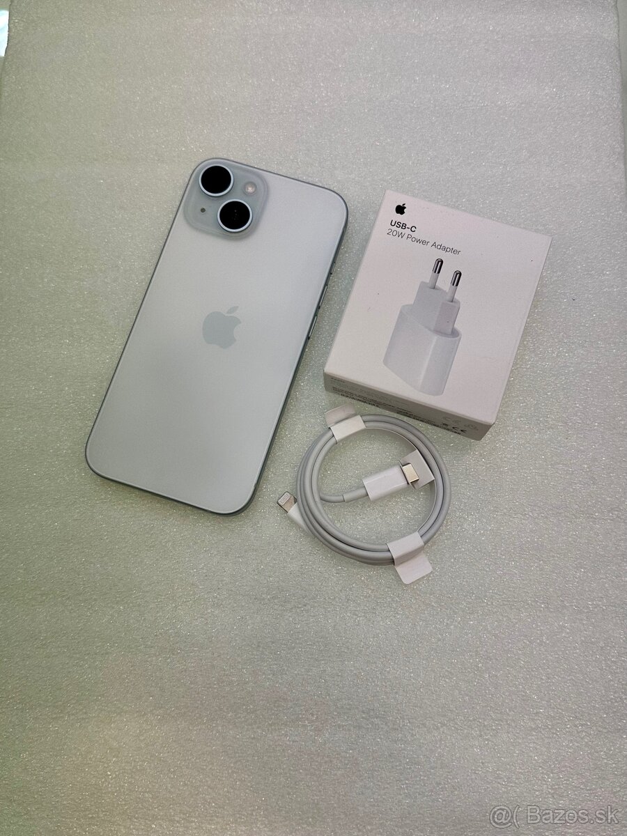 ZÁRUKA | iPhone 15 Blue 128gb