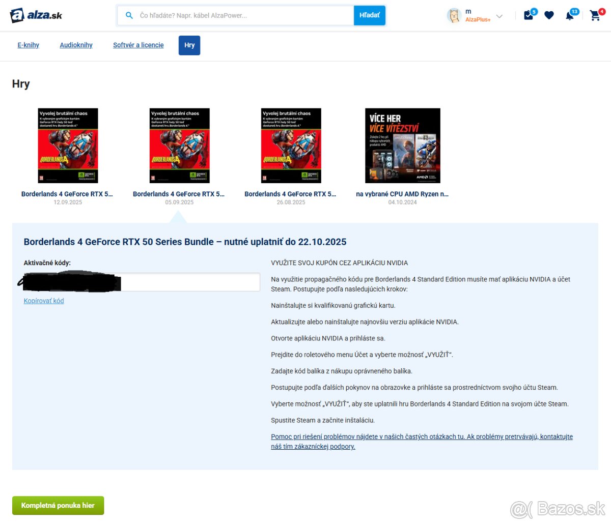 Borderlands 4, RTX 50xx Series Bundle
