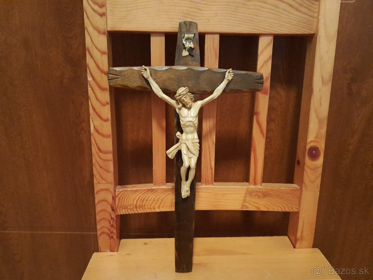 Soška Kristus Krucifix oltář Kalvárie  (1025H)