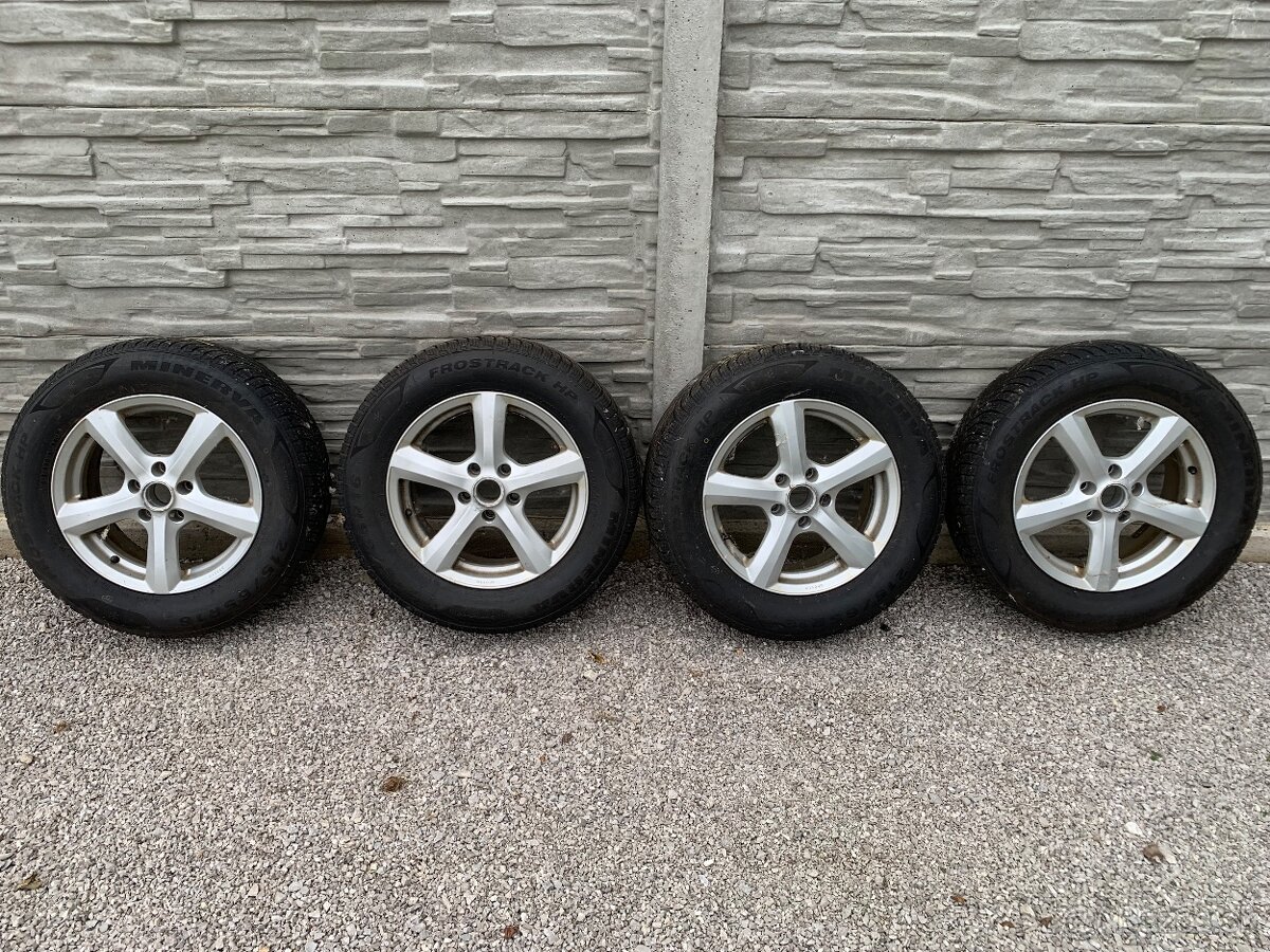 Zimné pneumatiky a hliníkové disky 215/65 R16