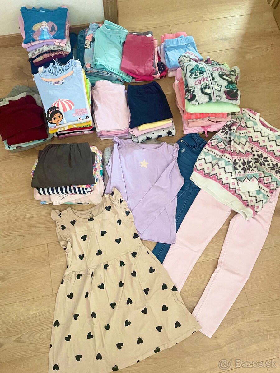 Oblečenie pre dievča 122-128 6-8r