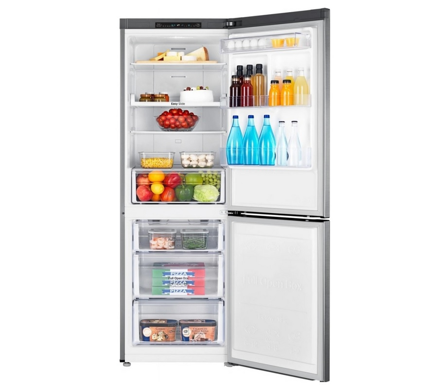 Nerezová chladnička s mrazničkou Samsung