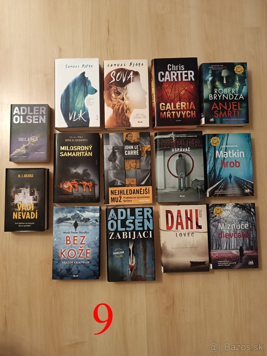 Predam krimi knihy (detektivky)