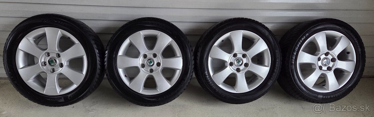 Elektrony 5x112 r16 skoda zimne pneu 205/55 r16
