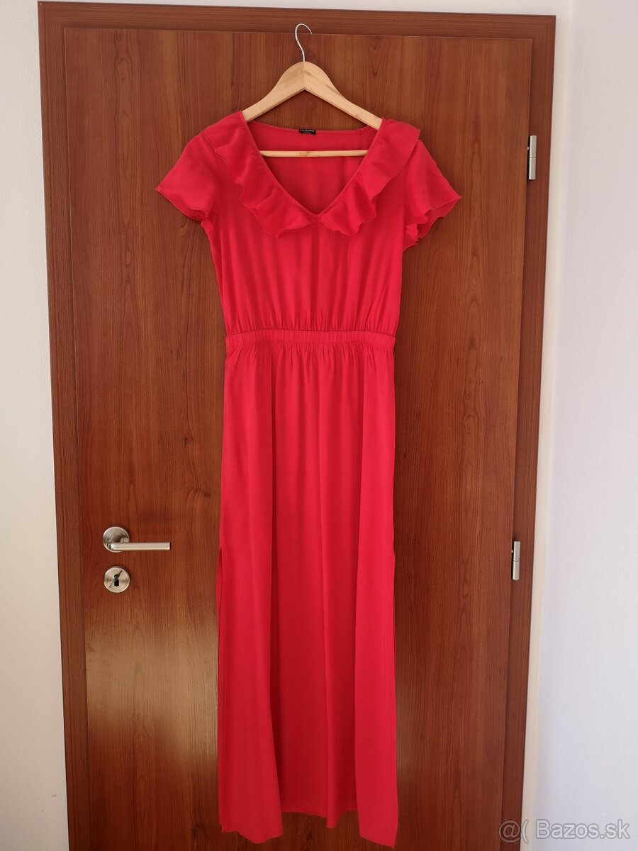 CALZEDONIA dlhé červené šaty (true red)
