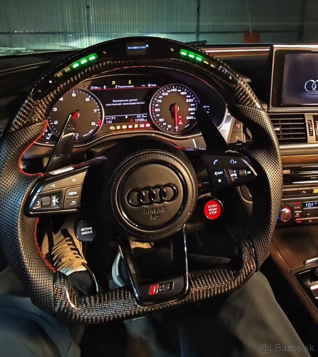 Karbon športovy volant pre audi 850€ komplet ako na foto