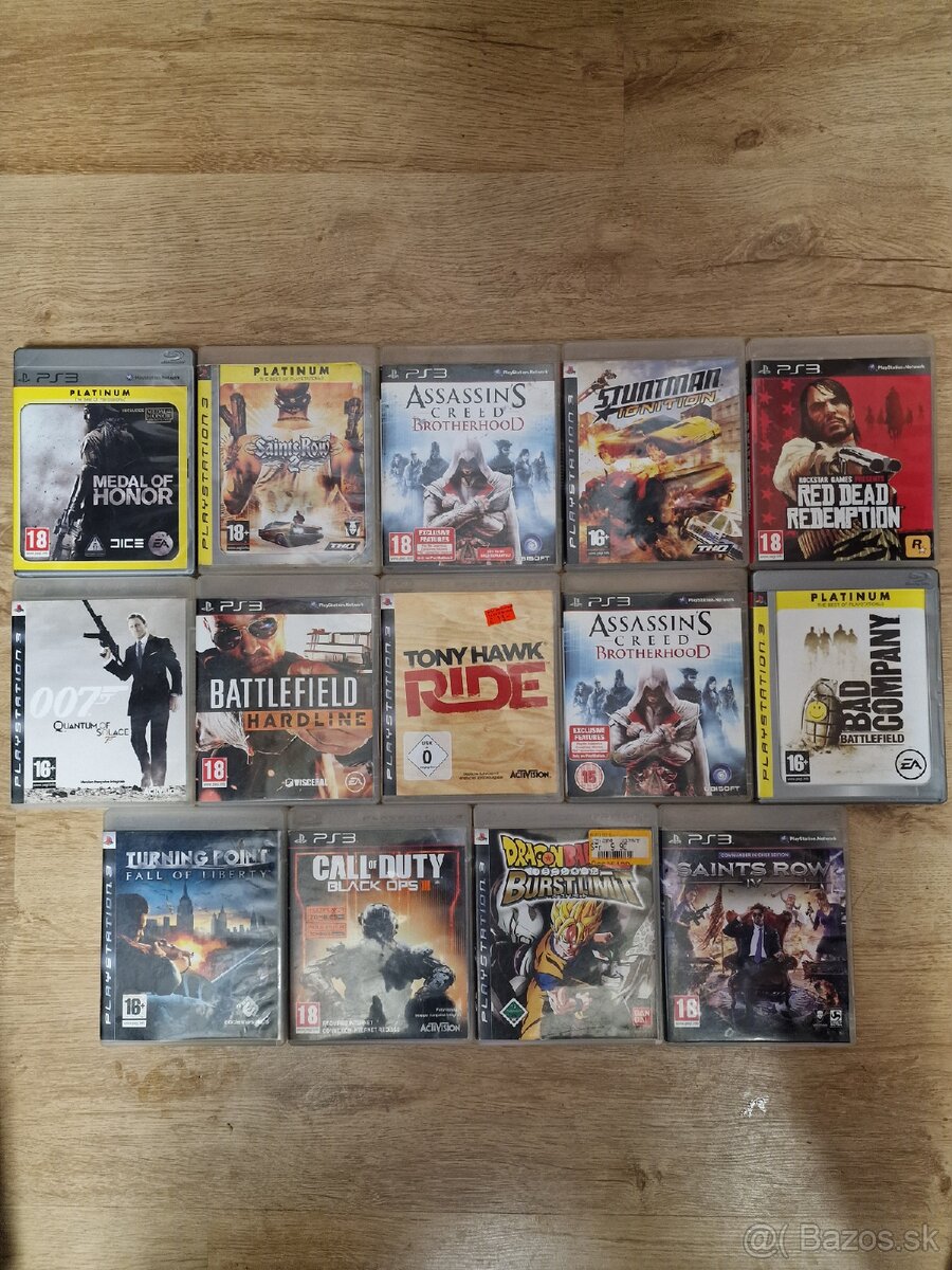 PS3 hry. Cena za všetko.