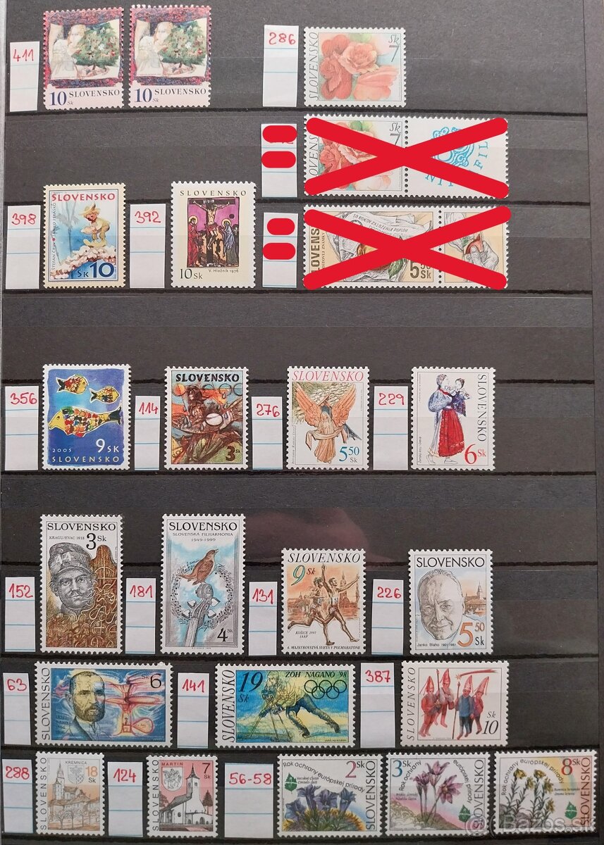 Známky SLOVENSKO