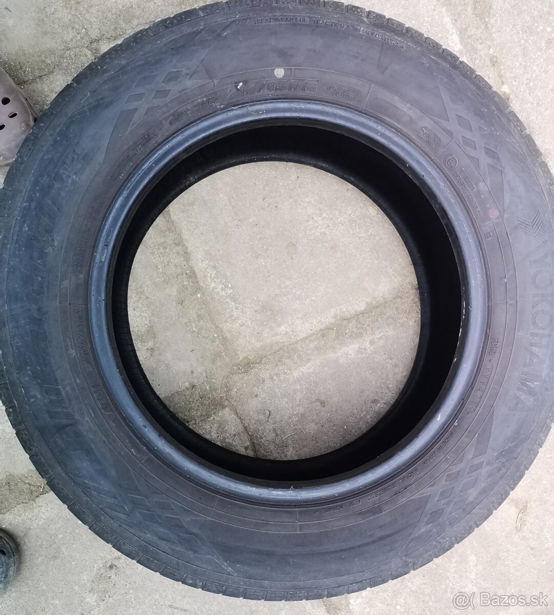 Predám letné pneumatiky Yokohama