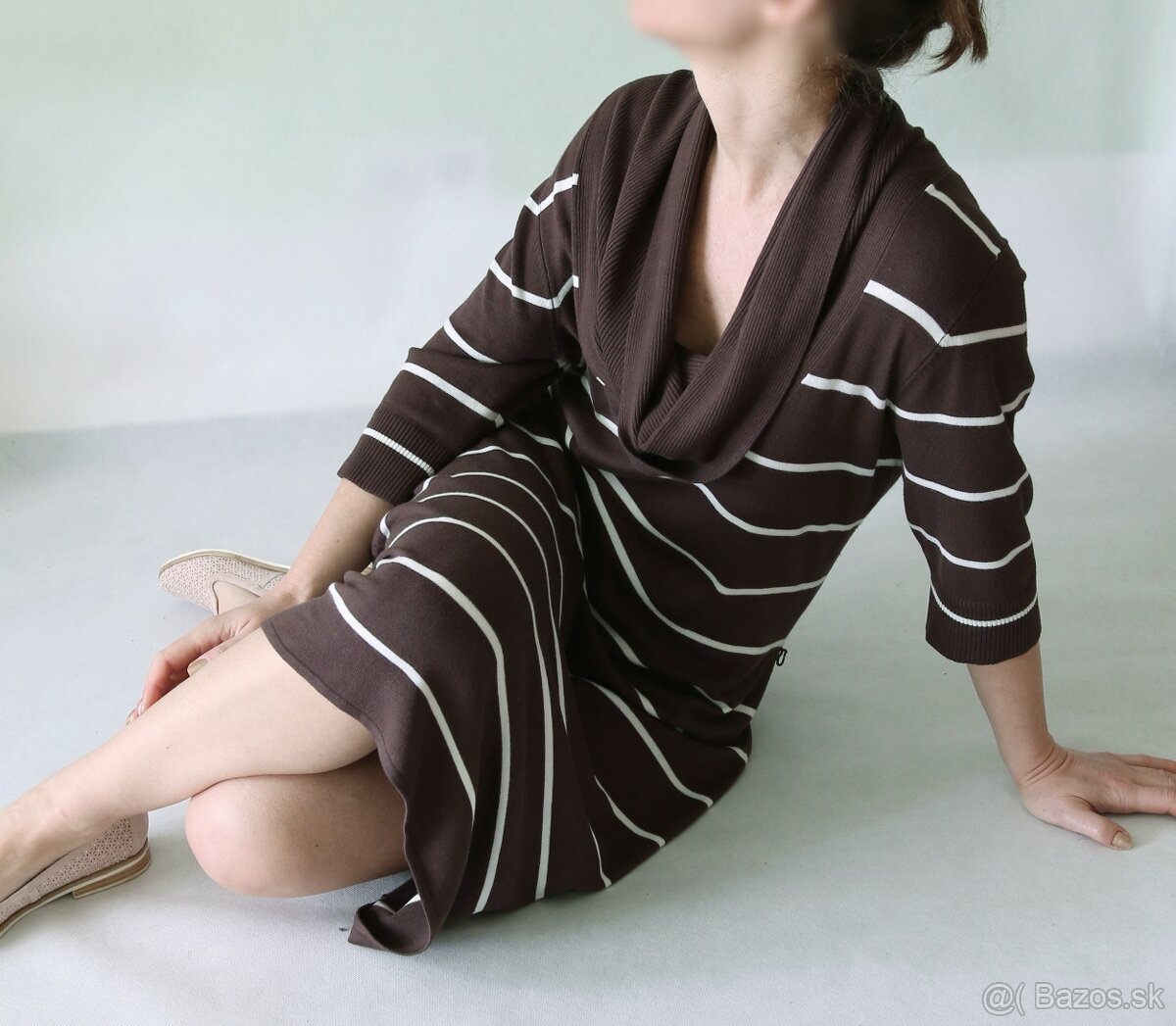 Pohodlné úpletové šaty Yessica XL-XXL