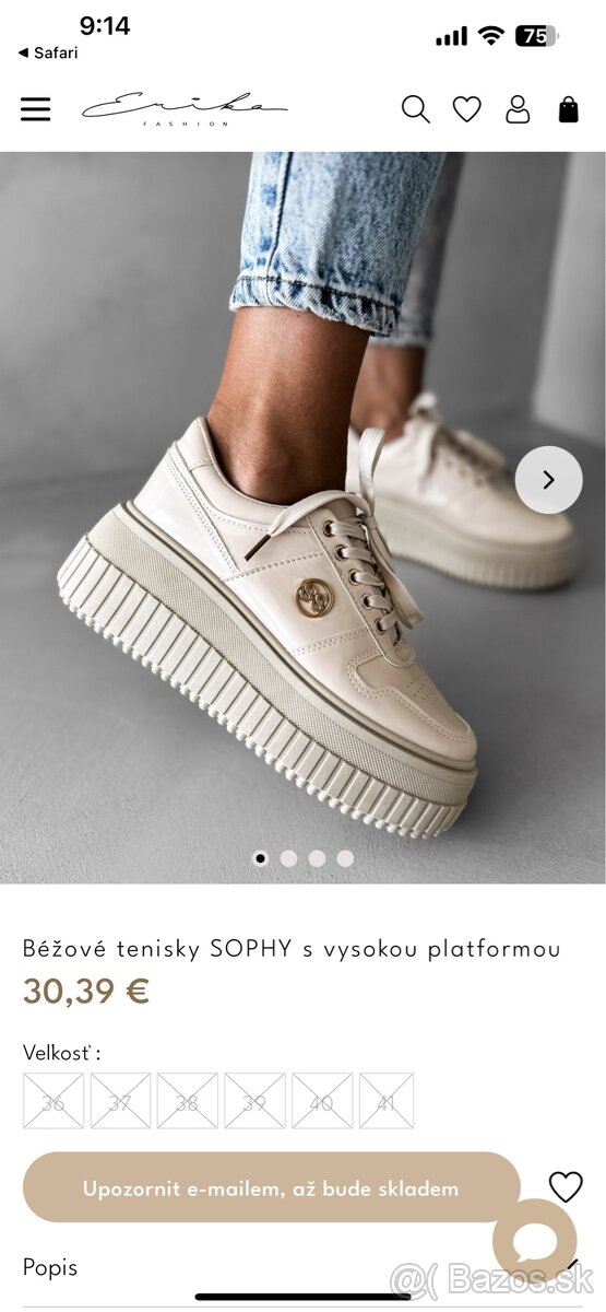 Tenisky 37