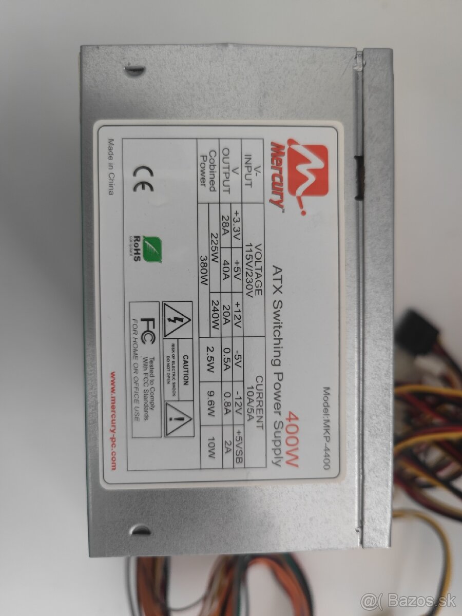 Predám Mercury 400W zdroj