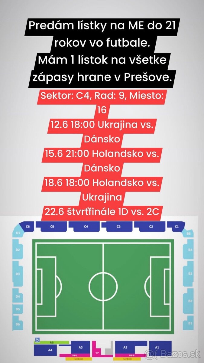 ME vo futbale hráčov do 21 rokov 2025 - Prešov