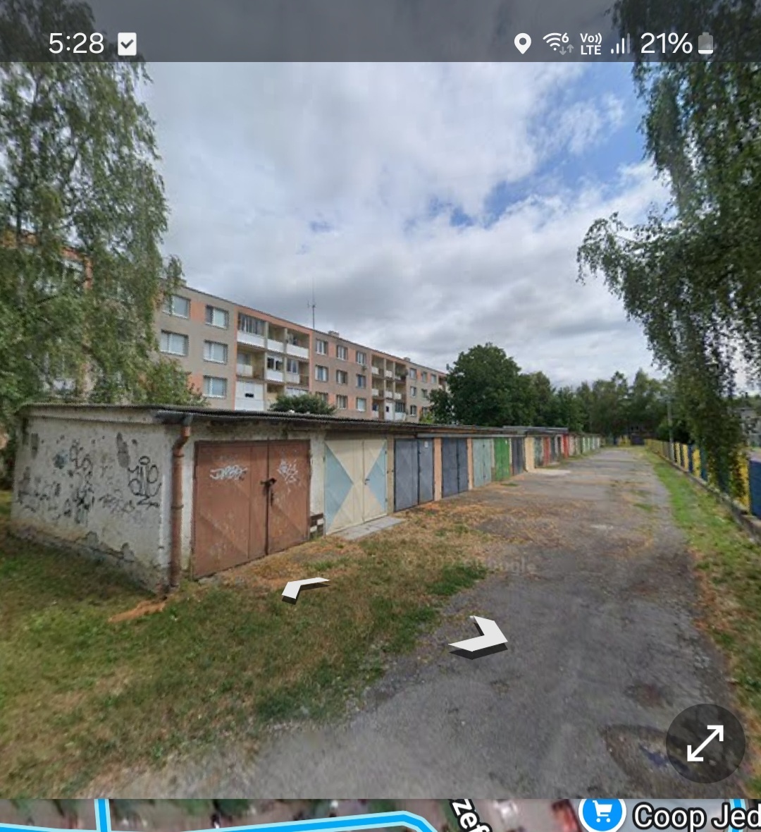 Garaz pri centre Michalovce