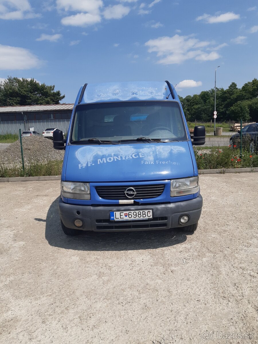Predám dodávku Opel Movano 2.8