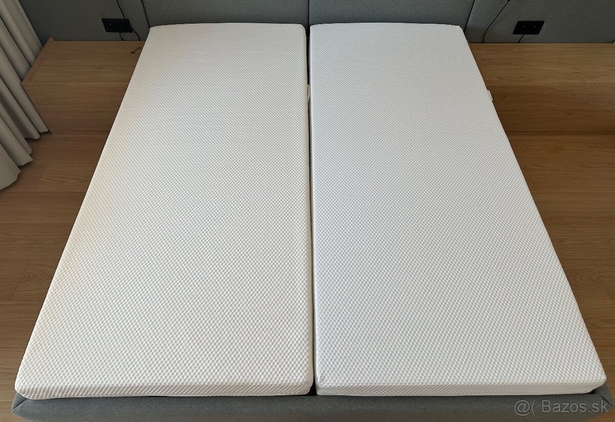 ÅBYGDA Penový matrac, tvrdý/biela, 90x200 cm 2x