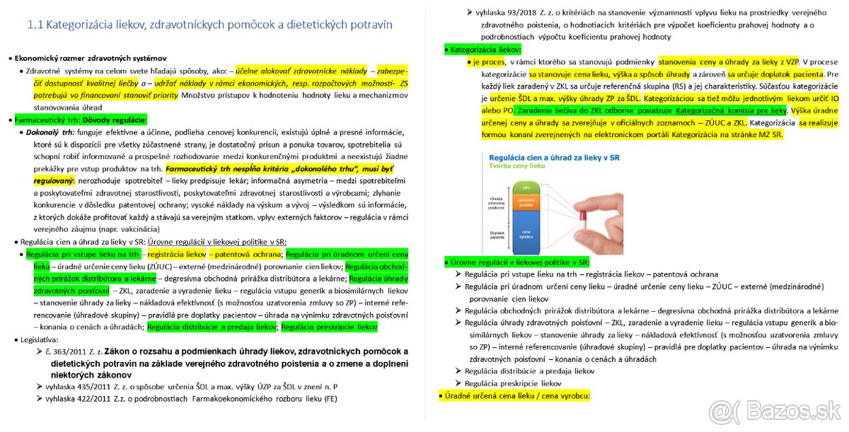 SZU - lekárenstvo špecializácia/ atestácia materiály