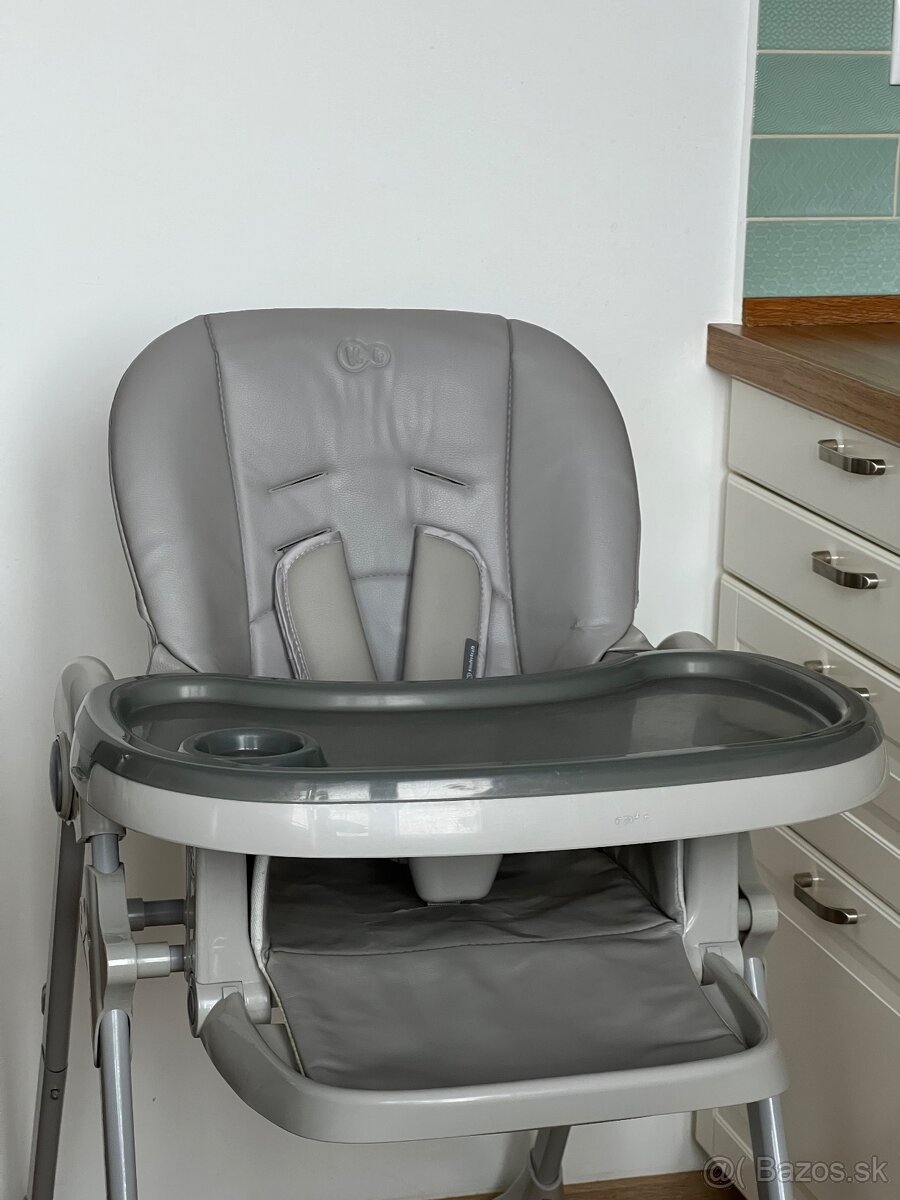 KINDERKRAFT Stolička jedálenská Yummy Grey