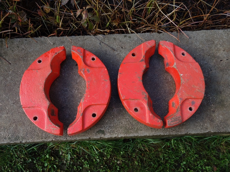 Závažie vnútorné a vonkajšie a polmesiace - POŠLEM