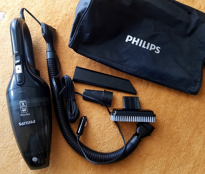 autovysavač PHILIPS MINIVAC, autosedačka a podsedák