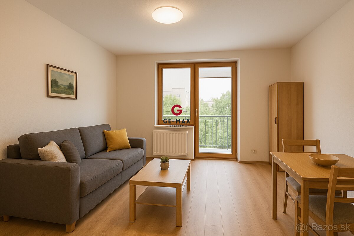 ÚTULNÝ 1-IZBOVÝ BYT 35 m² – NÁMESTIE SLOBODY, HUMENNÉ – SKVE